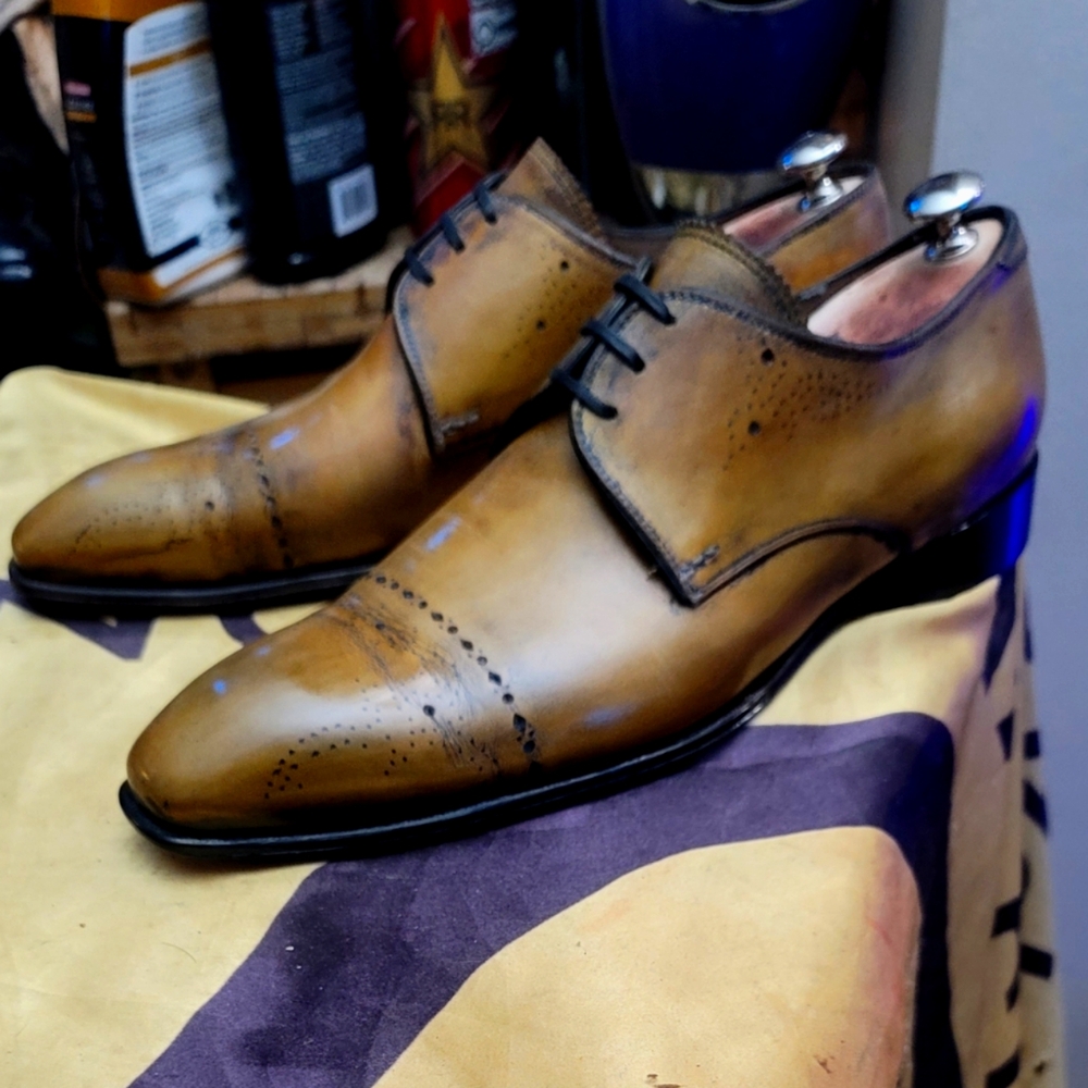 Stefano Branchini Leather Derbys